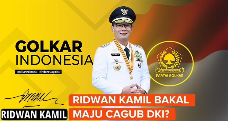 Ketum Golkar : Ridwan Kamil Calon Gubernur Jabar Dan DKI Jakarta, Bukan Cawapres