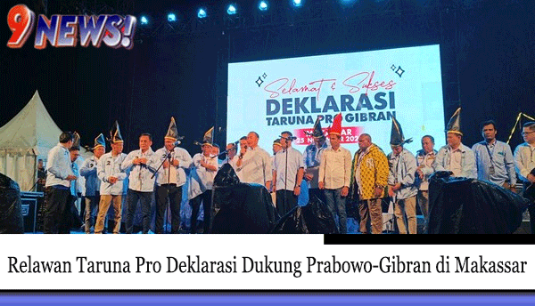 Relawan-Taruna-Pro-Deklarasi-Dukung-Prabowo-Gibran-di-Makassar