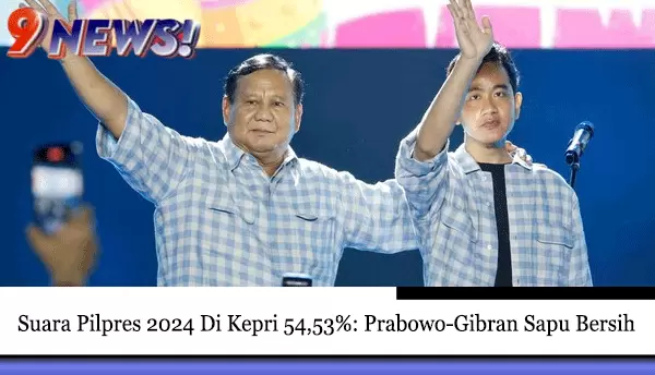 Suara-Pilpres-2024-Di-Kepri-54,53%-Prabowo-Gibran-Sapu-Bersih