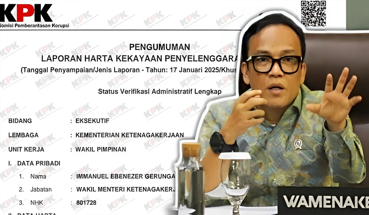 Rincian Harta Kekayaan Immanuel Ebenezer