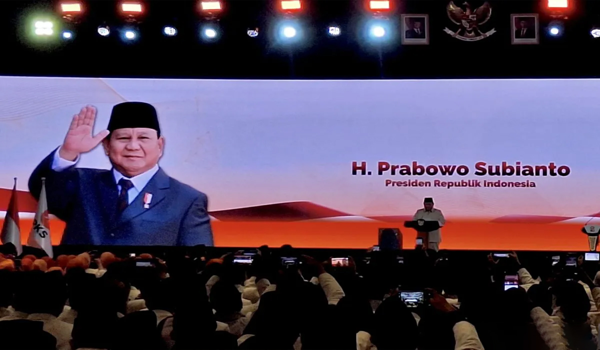 Prabowo di Munas PKS Tegaskan Tak Punya Dendam pada Anies