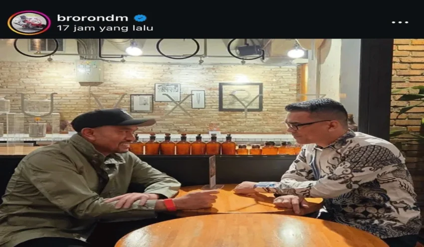 Ahmad Sahroni Bertemu Bro Ron PSI, Beri Bocoran Kejutan 10 November 2025